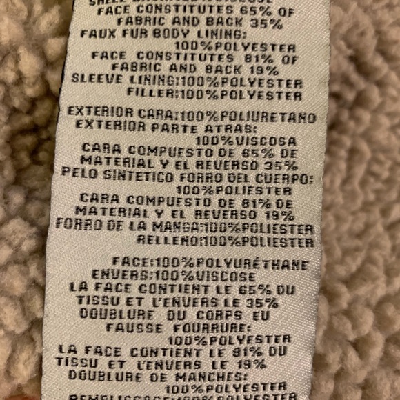 Levi’s Faux Leather Sherpa Men’s Jacket sz L - Picture 6 of 6